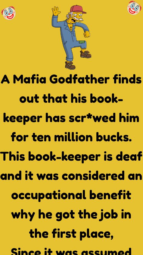 A Mafia Godfather finds out that his book-keeper