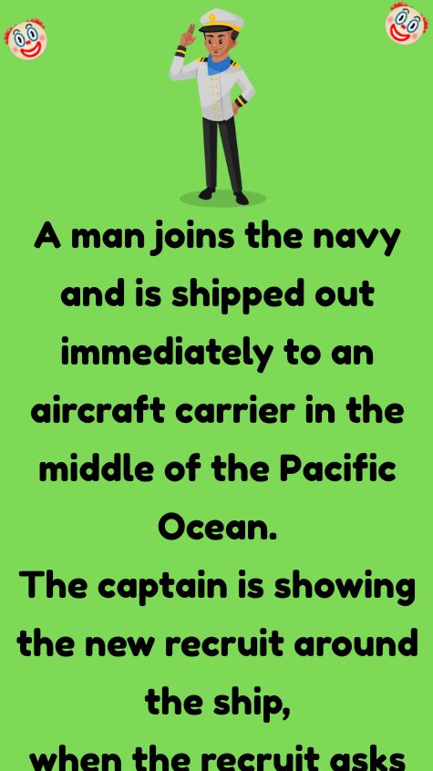 A man joins the navy